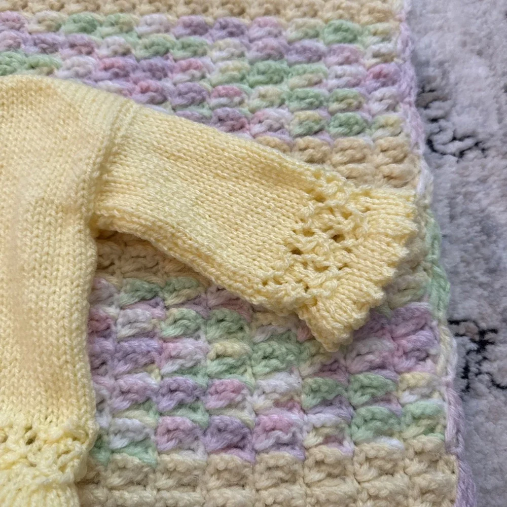 Handmade vintage crochet